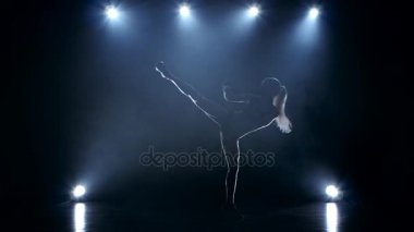 İyi germe kız boksör. Duman ve Işık Studio