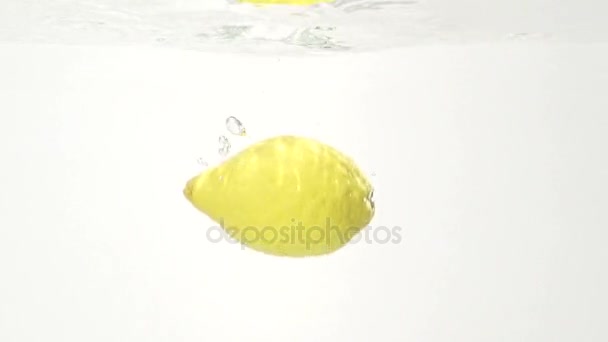 Lemon. Rallentatore — Video Stock