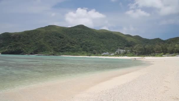 Playa de arena hermosa — Vídeos de Stock