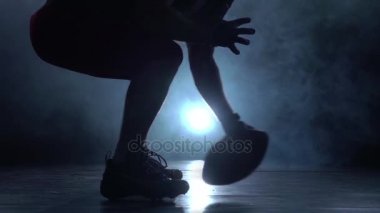 Geçişi geri ragbi topu ve hızlı saldırı. Ağır çekim