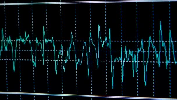 Grafico di borsa in su, dati astratti. Concetto di crescita del mercato azionario — Video Stock