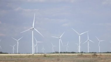 Bıçaklar Rüzgar türbinleri Rüzgar ağaç yapraklarından döndürmek ve sway çimen