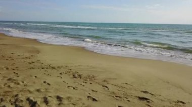 Deniz manzara ufuk giden aero anket. Ağır çekim