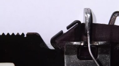 Daktilo firmasında saklıdır telif. Yakın çekim