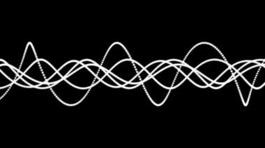 Rastgele siyah arka plan üzerine beyaz çizgiler hareket