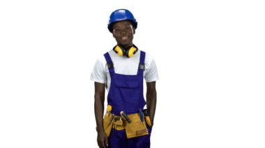 Afro-Amerikan Tuğgeneral anlamına gelir ve içine belgili tanımlık mesafe ve gülümsüyor görünüyor. Alfa kanalı