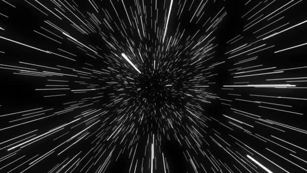 Boucle sans couture vortex droit dans le temps et l'espace, distorsion tout droit à travers cette science-fiction 