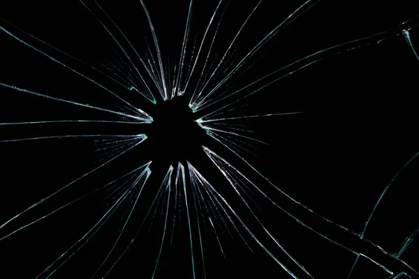 깨진 유리의 어두운 배경 — 스톡 사진