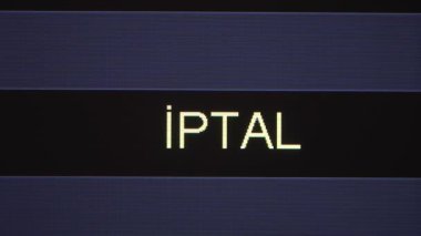 İstanbul 'un yeni havalimanı İngilizce ve Türkçe olarak sergilenen havalimanı bilgi zaman tablosu iptal edildi. Kapat.