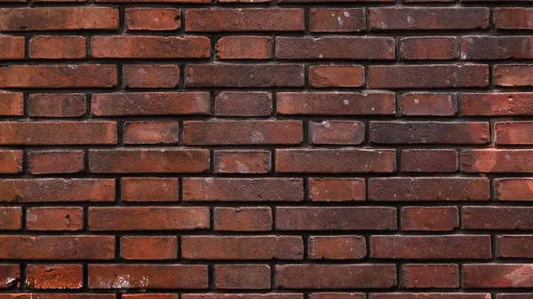 Abstract brick wall background, closeup. Brown brick wall texture. — Stock Photo, Image