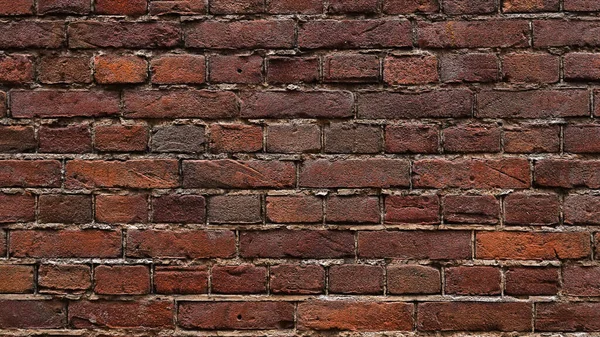 Abstract brick wall background, closeup. Red brick wall texture. — Stock Photo, Image