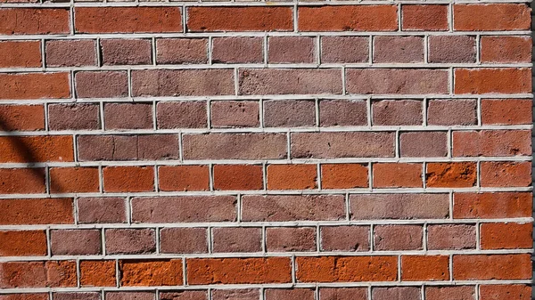 Abstract brick wall background, closeup. Red brick wall texture. — Stock Photo, Image