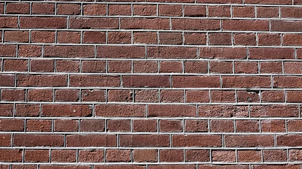 Abstract brick wall background, closeup. Red brick wall texture. — Stock Photo, Image