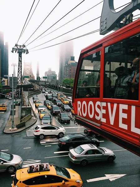 Roosevelt Island Tram Uit Manhattan — Stockfoto