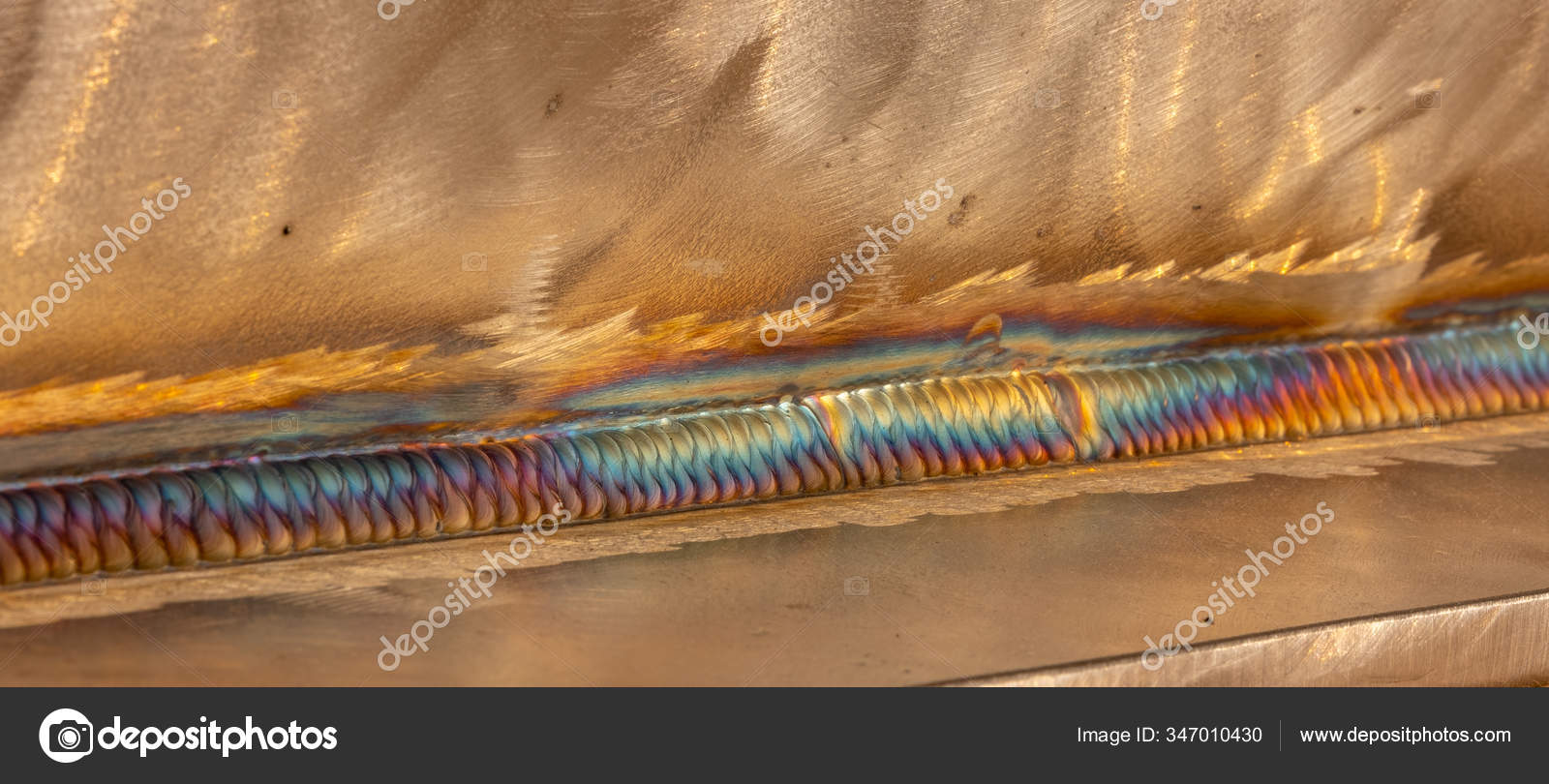Welding Stainless Steel Argon Arc Welding Welding Tig Color Welding Stock Photo Image By C Danilevskyi 347010430