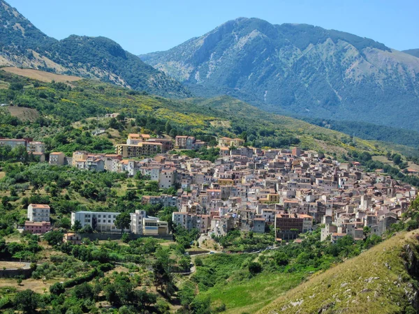 Italia sicilia - paese in madonie — Foto Stock