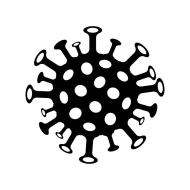 Koronavirüsü imzalayın. Koronavirüsü durdurun. Coronavirüs salgını. Coronavirus tehlikesi ve halk sağlığı risk hastalığı ve grip salgını. Tehlikeli hücrelerle pandemik tıbbi konsept. Vektör.