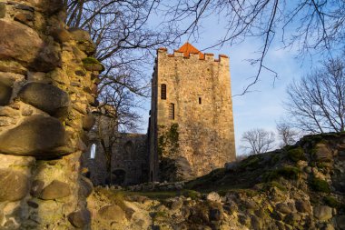 Ortaçağ Sigulda Haçlı Kalesi (Zegevold Kalesi), Sigulda, Letonya