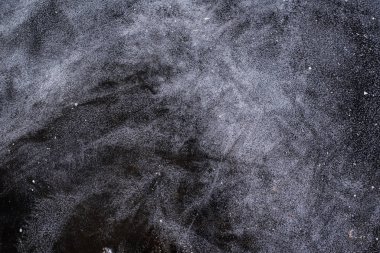 Tasarımcı için buzun eşsiz dokusu. Kopyalama alanı arkaplanı.