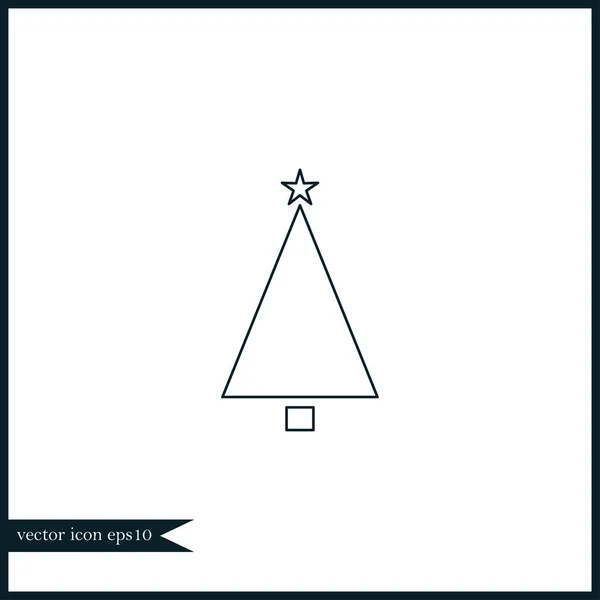 simple christmas tree outline