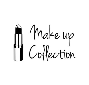 Güzellik Salonu, güzellik ve kozmetik ürün, ruj etiket, kozmetik prosedürler, makyaj stilist için örnek rozet.