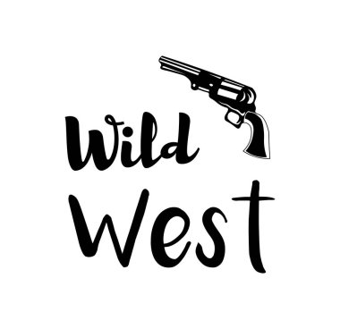 Vahşi Batı Vintage silah simgesi