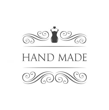 Giyim mağazası logosu dekore edilmiş