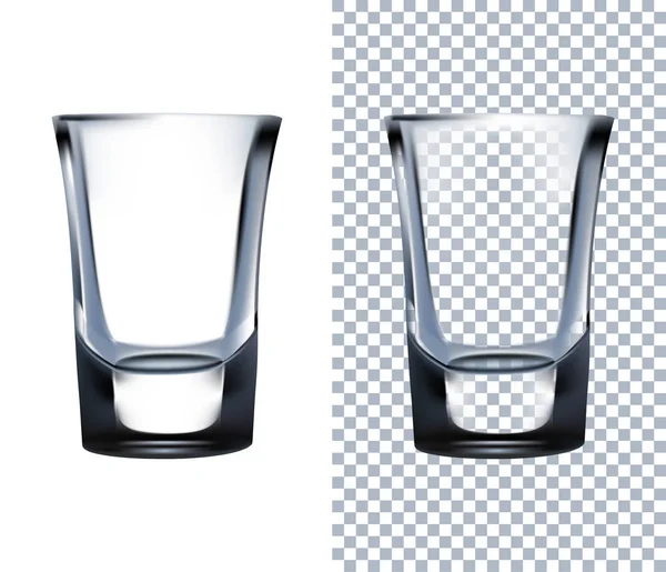 Shot Glass para vodka — Vector de stock