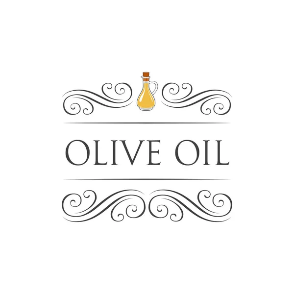 Olive oil logo — Stock Vector