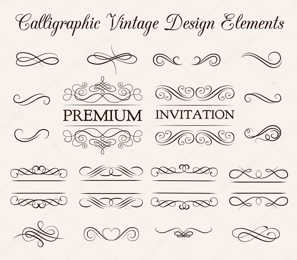 Docerated Logo for Restaurant or menu. Handmade lettering and decorative elements.