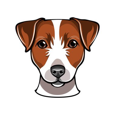 Jack Russell köpek. Vektör