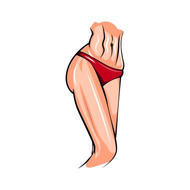 Atletik vücut. Vücut geliştirmeci Fitness modeli. Spor rozeti. Vektör. Sporcu.