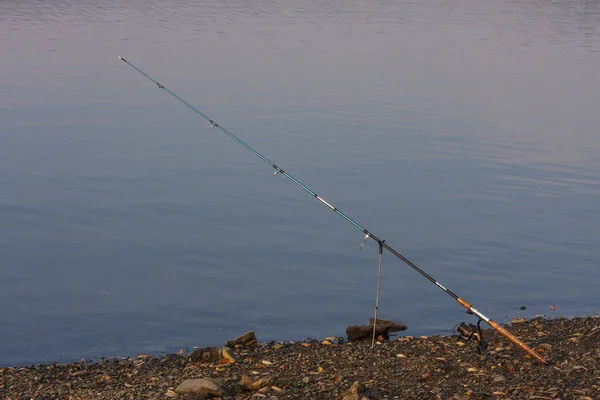 Haste Pesca Para Água Pronta Para Pesca — Fotografia de Stock