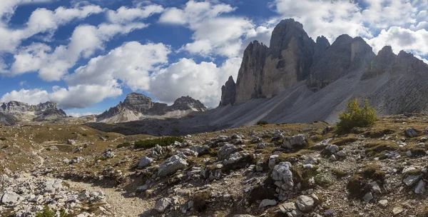 Italienska Dolomiter Berg Dag Tid Skott — Stockfoto
