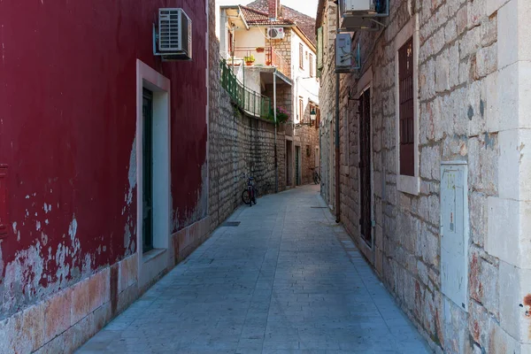 Историческая Улица Старого Града Острове Хвар Хорватии — Бесплатное стоковое фото