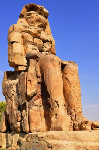 Kolosů memnon v Egyptě — Stock fotografie
