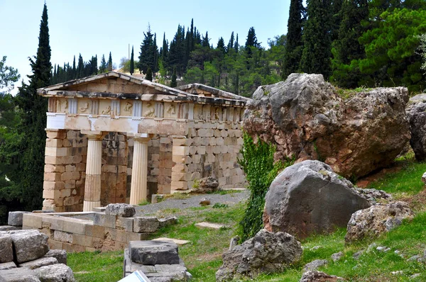 Delphi ruínas na Grécia — Fotografia de Stock