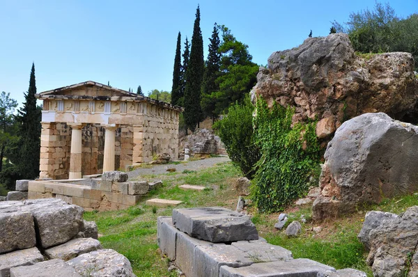 Delphi ruiny v Řecku — Stock fotografie