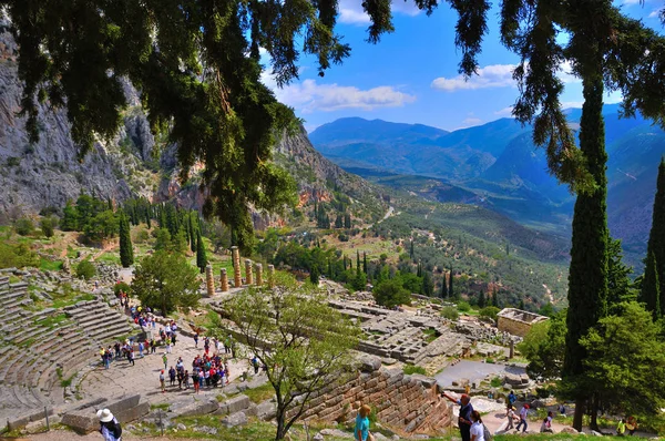 Ruinas de Delfos en Grecia —  Fotos de Stock