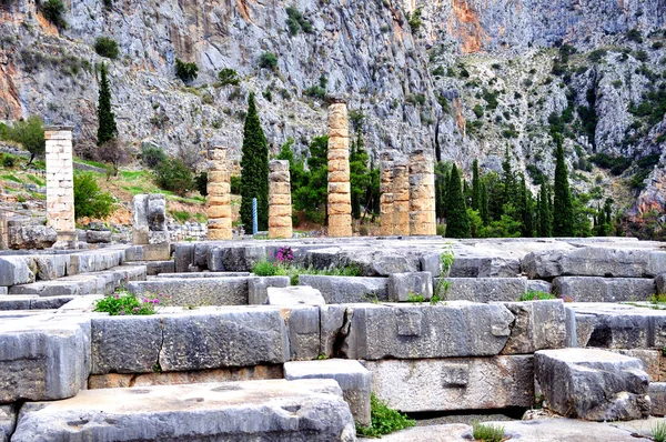 Delphi ruiny v Řecku — Stock fotografie