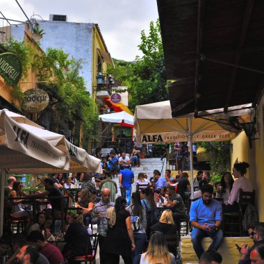 Yunanistan sokaklarında