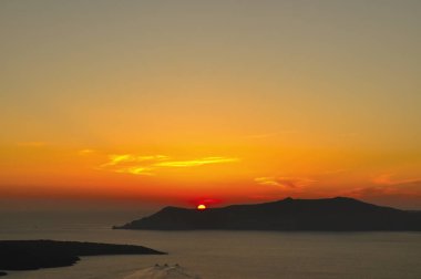 Santorini Adası Yunanistan