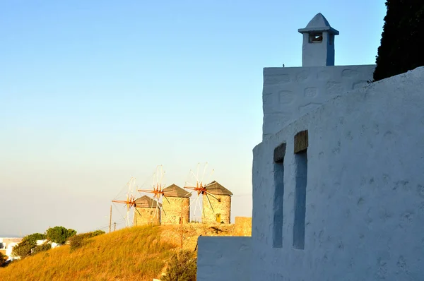 มุมมองของเกาะกรีกของ Patmos — ภาพถ่ายสต็อก