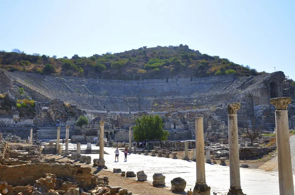 Türkiye'de Ephesus Harabeleri — Stok fotoğraf