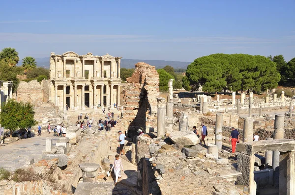 Ephesus ruinerna i Turkiet — Stockfoto