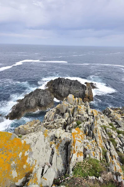 Costa de la muerte en valdovino galicia — Foto de Stock