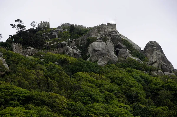 Castillo de los moros en sintra — Foto de Stock