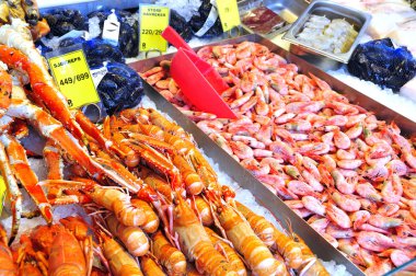 Bergen Norveç'in Balık pazarı