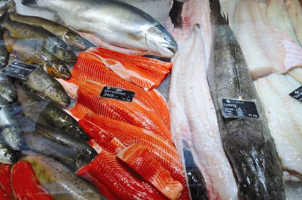 Bergen Norveç'in Balık pazarı