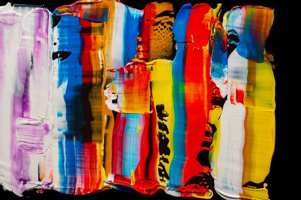 Abstrakter Hintergrund. Öl-Acrylfarbe. Dicke Pinselstriche. Bunte Malerei mit Kopierraum. Buchcover-Poster. — Stockfoto